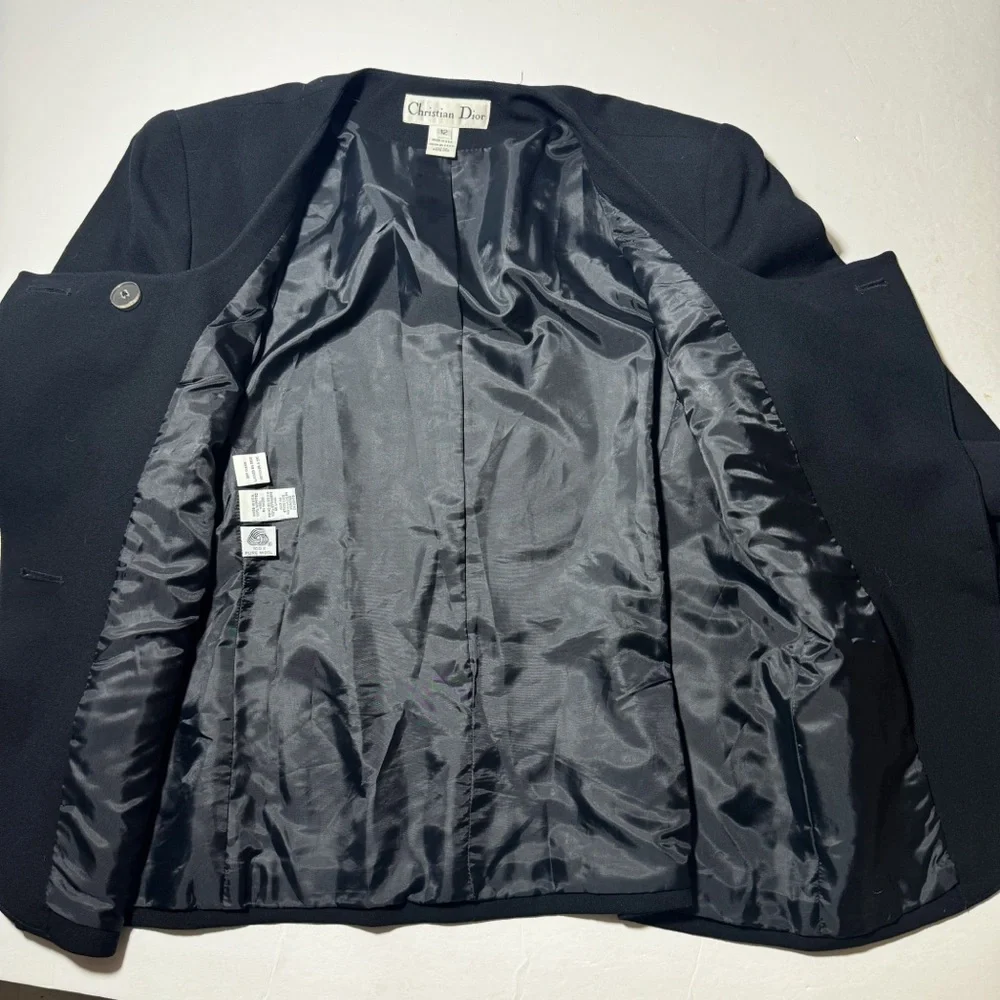 Vintage Christian Dior Blazer Jacket 80s 90s